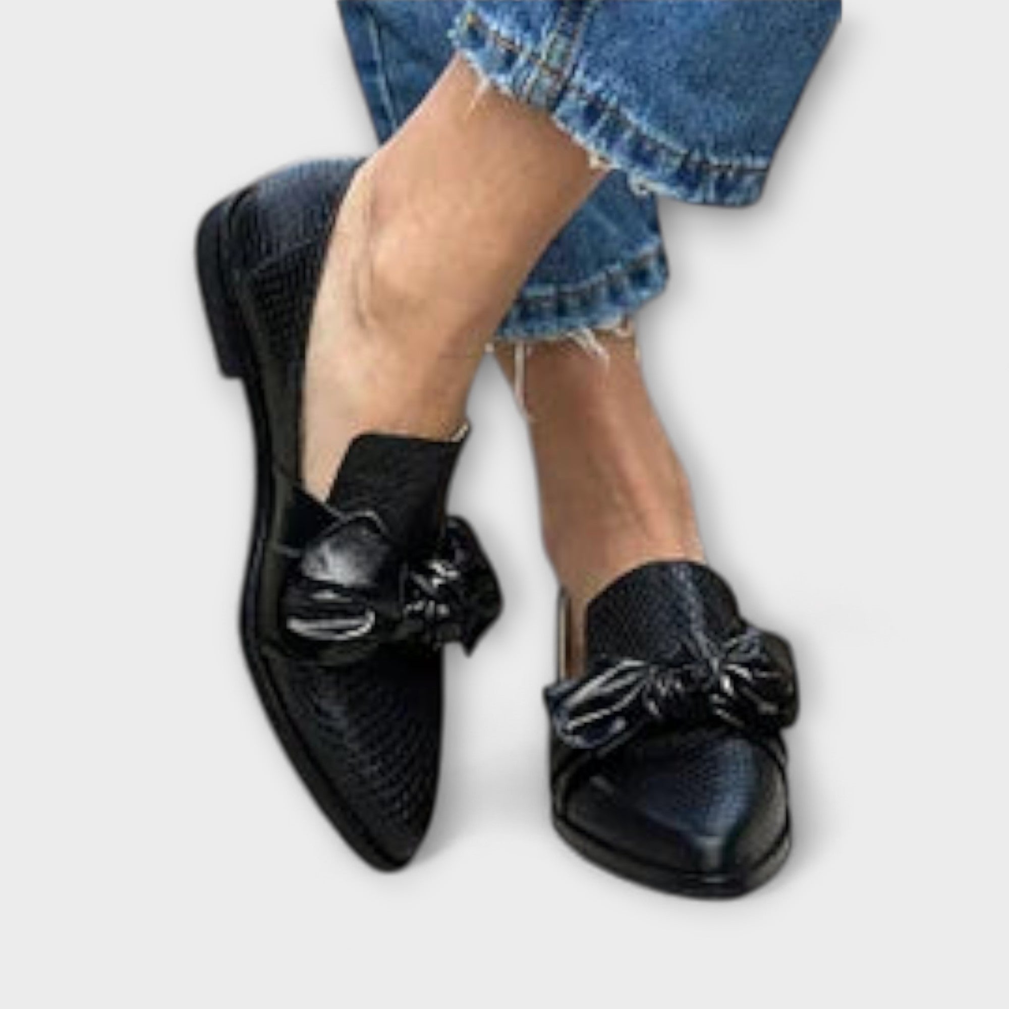 Bjørks™ | Elegante loafers med sløyfedetalj
