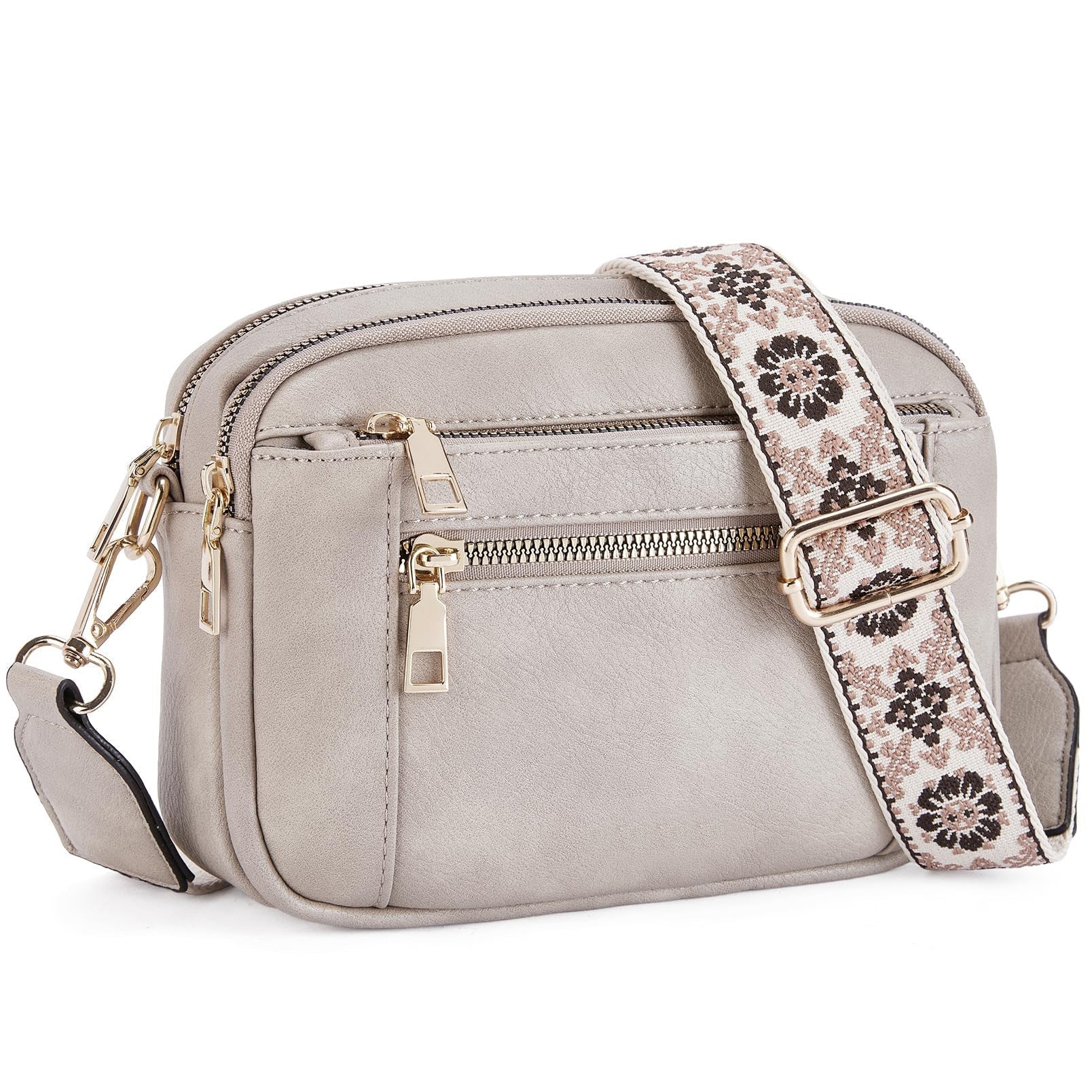 Bjørks™ | Elegant crossbody-veske med mønstret justerbar stropp