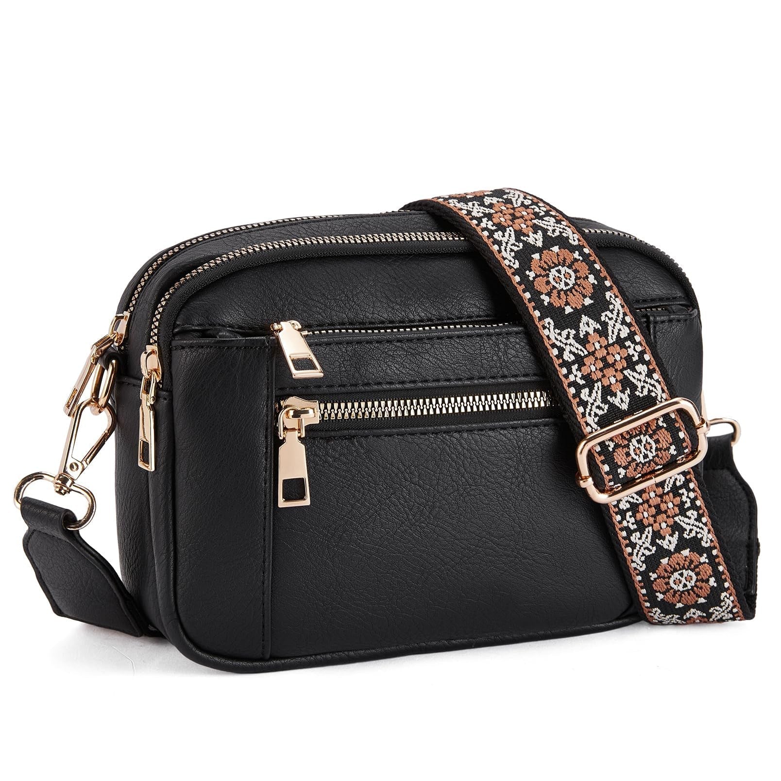 Bjørks™ | Elegant crossbody-veske med mønstret justerbar stropp