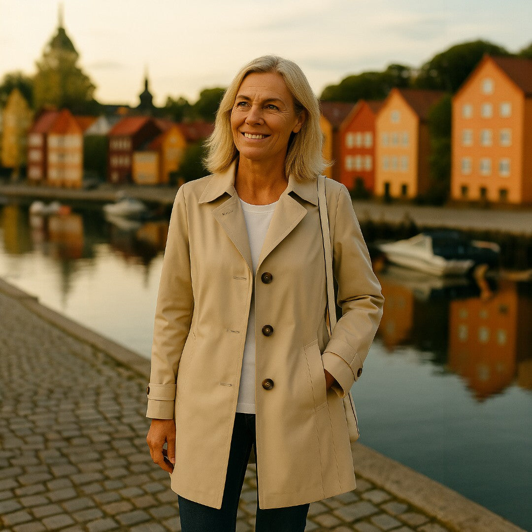 Bjørks™ | Trendy Vårtrenchcoat