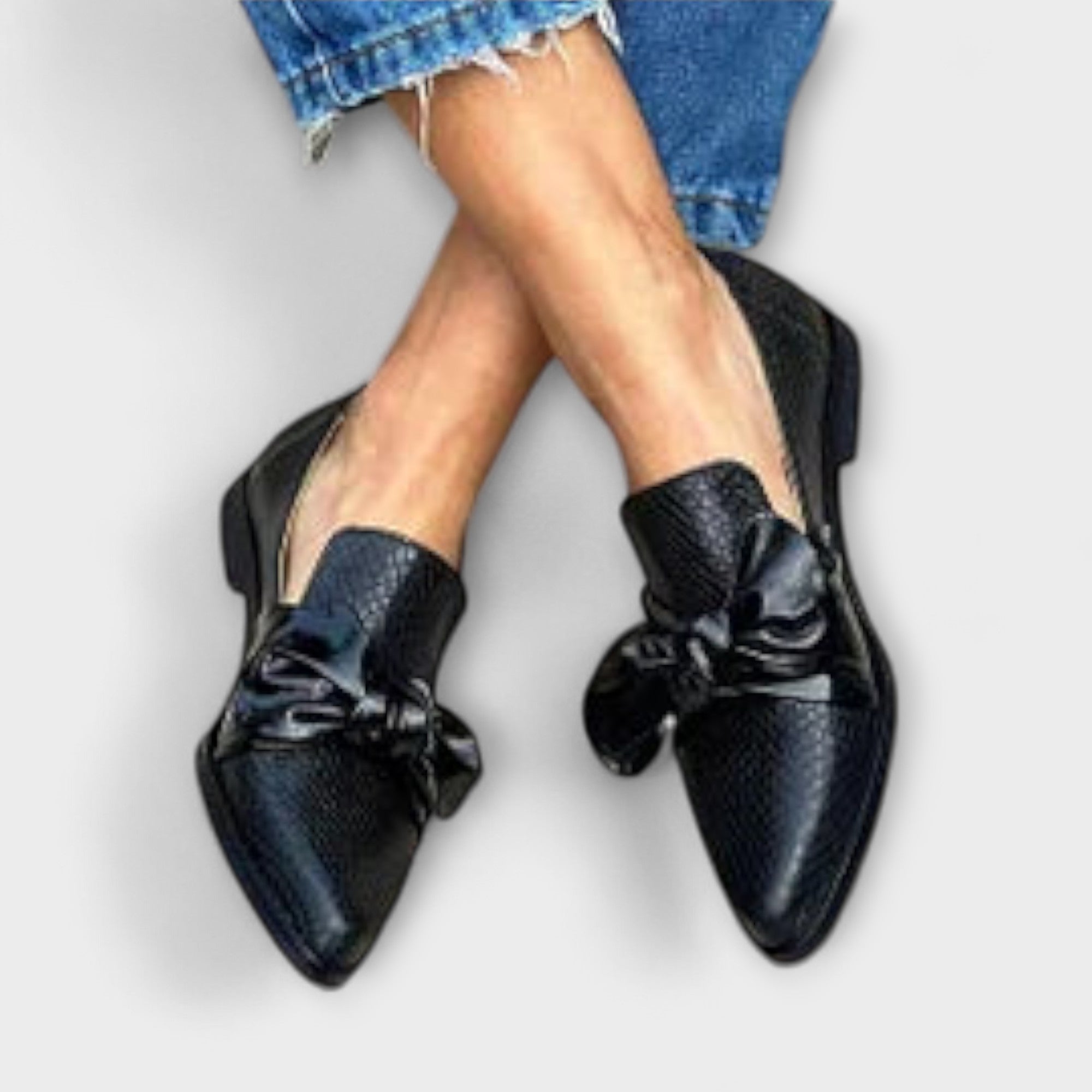 Bjørks™ | Elegante loafers med sløyfedetalj